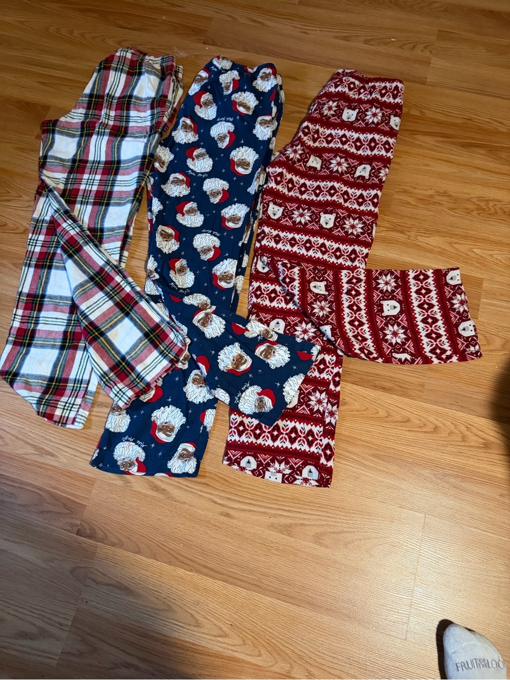 Cozy Holiday Pajama Pants - Red & Navy Christmas Prints